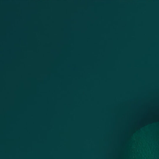 HR Powercell serum in green digital sphere with woman