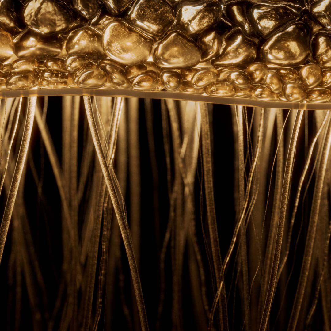 Microscopic representation of a remodeled collagen matrix for enhanced skin firmness and density.