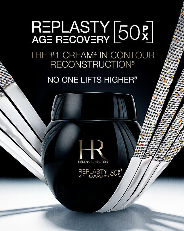 Helena Rubinstein Replasty Age Recovery Night cream jar with Pro-Xylane™ formula details.
